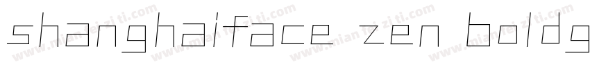 shanghaiface zen boldgb10字体转换